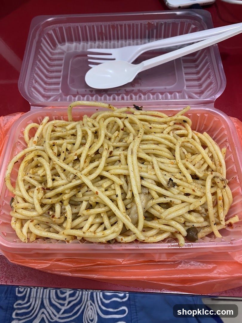 Spaghetti with Garlic and Chili