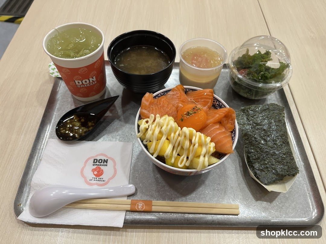 Salmon Donburi Set