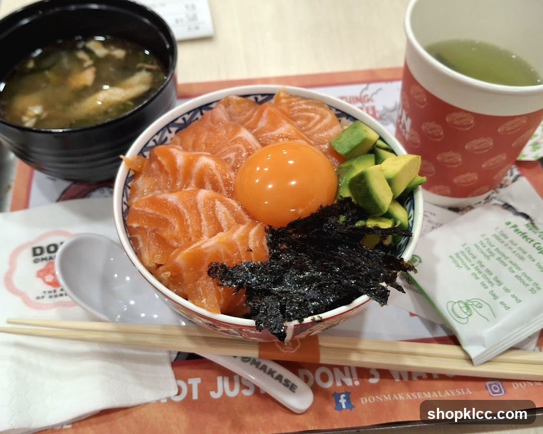 Salmon Donburi Set