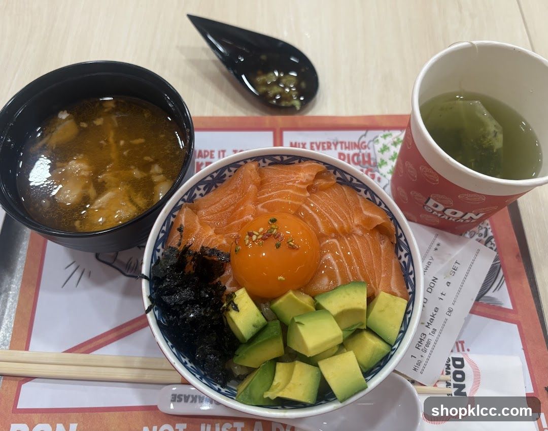 Salmon Donburi Set