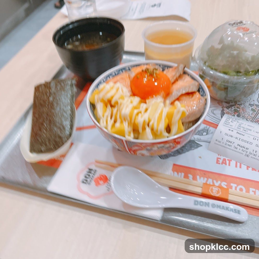 Salmon Donburi Meal