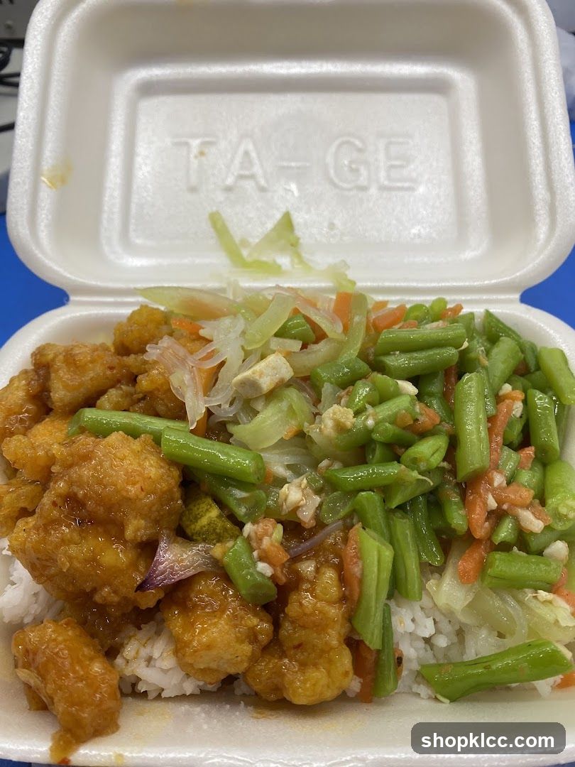 Takeout Container with Food