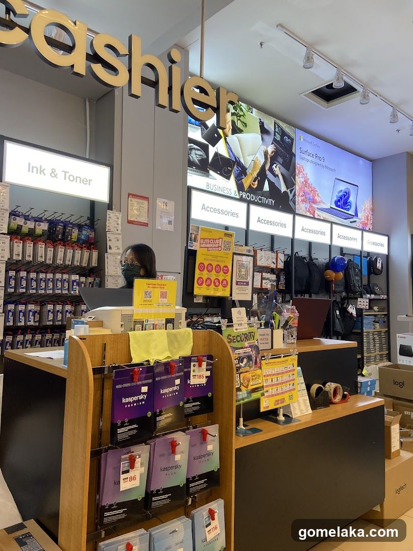Store Interior Cashier Counter
