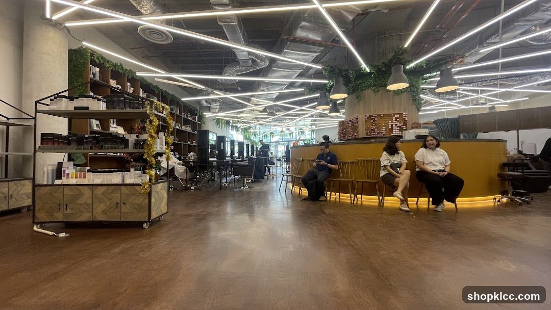 Salon Interior with Retail Display