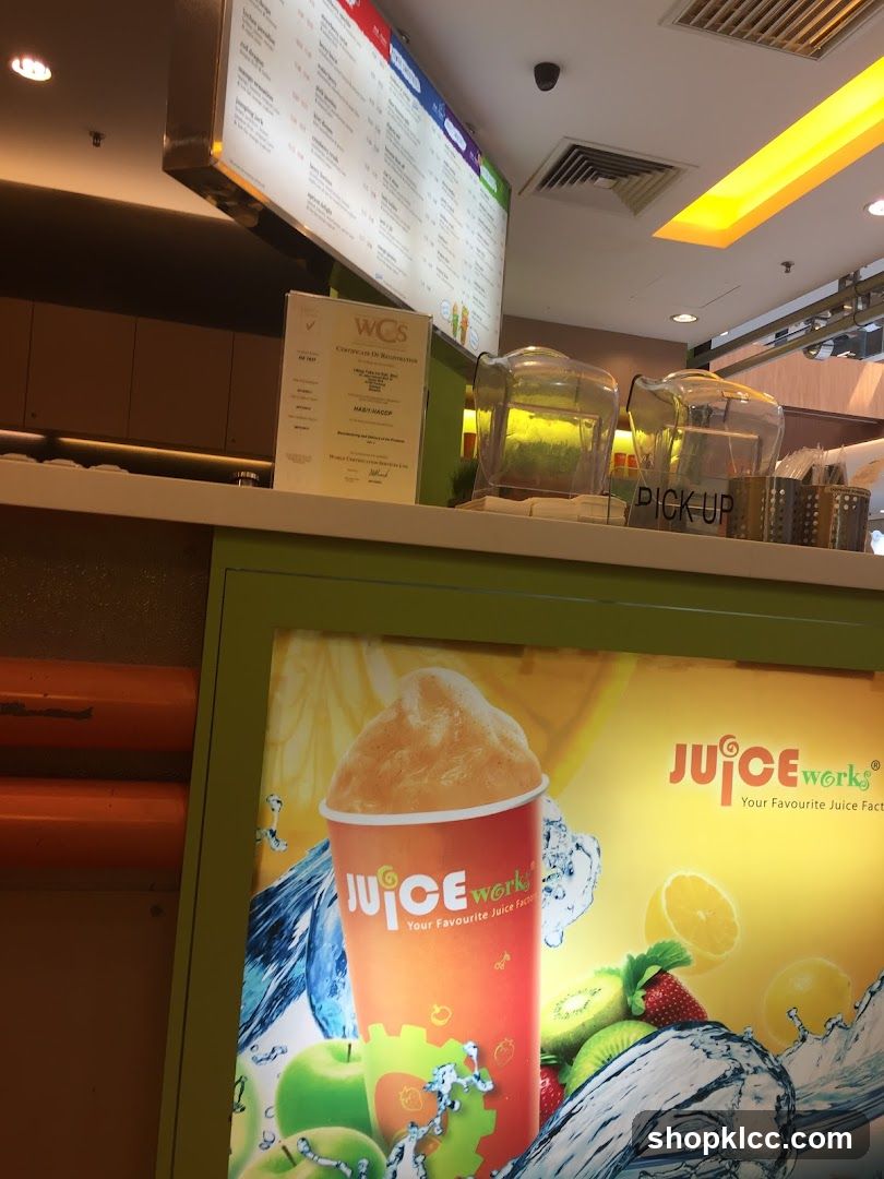 Juice Works Interior Counter
