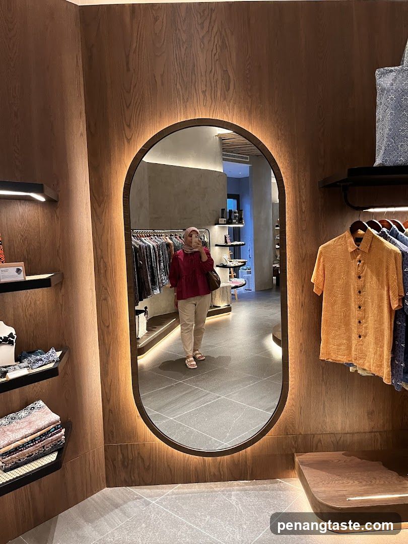 Woman in a boutique