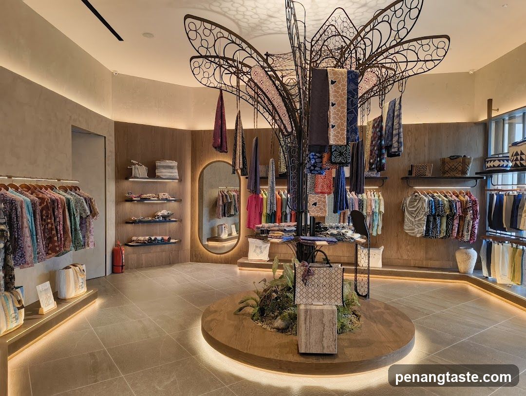 Clothing store interior