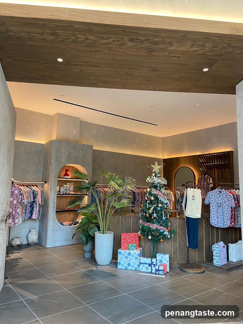 Christmas Tree and Clothing Display
