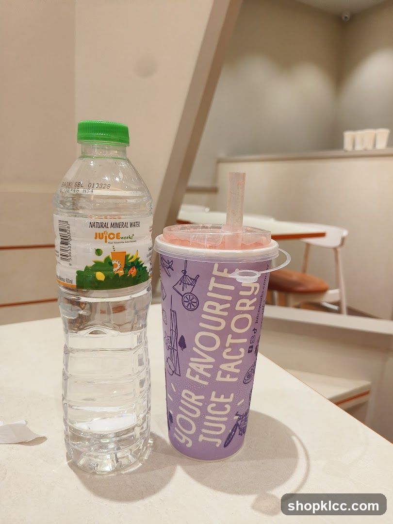 Juice Factory Drink and Water Bottle