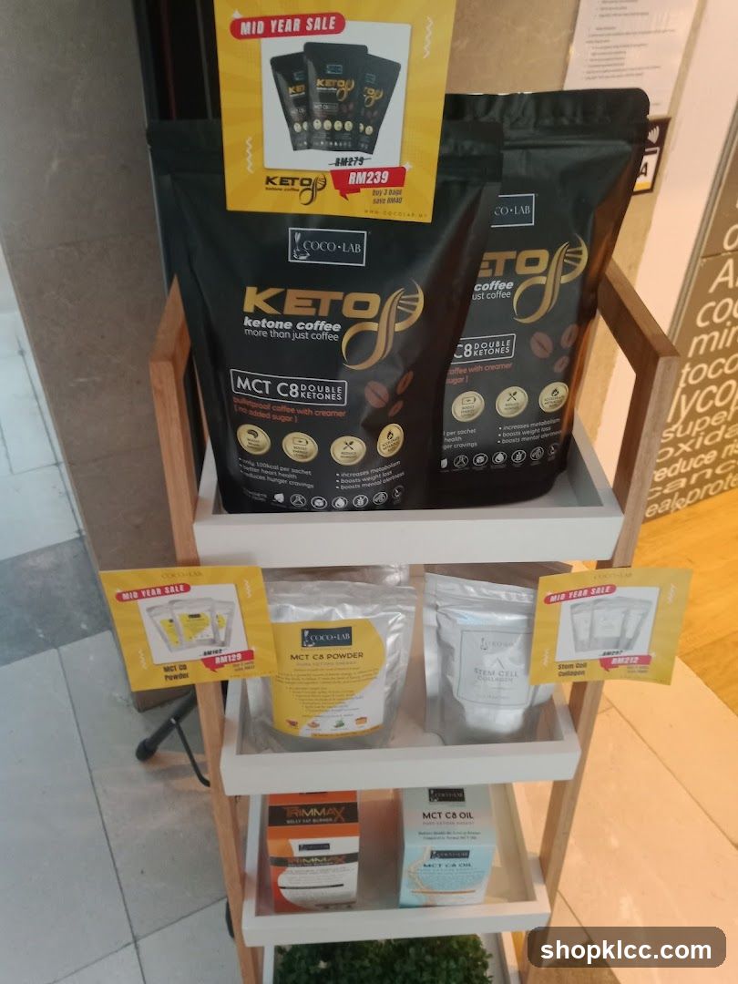 Keto Coffee Product Display