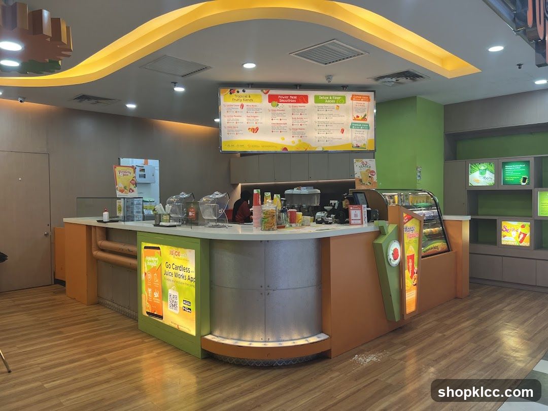 Juice Bar Interior Counter