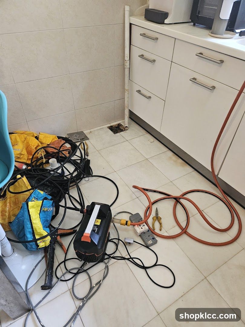 Workshop or Utility Room with Equipment