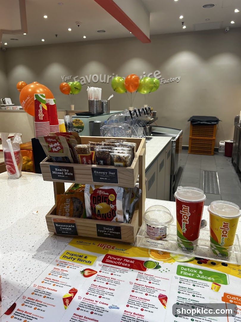 Juice Bar Interior Display