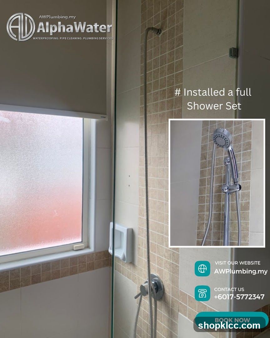 AlphaWater Shower Installation Ad