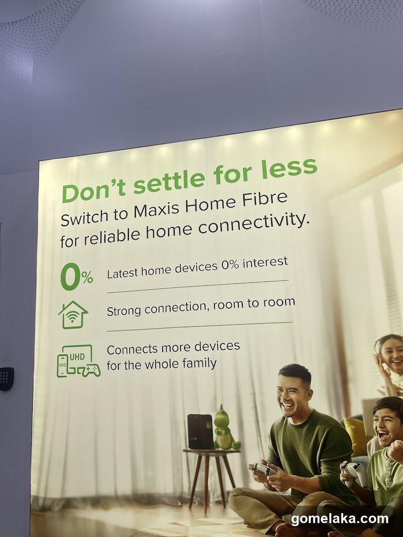 Maxis Home Fibre Advertisement