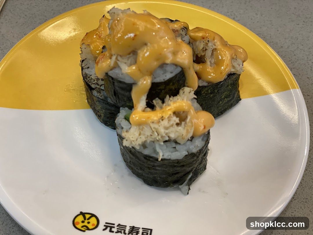 Sushi Rolls with Sauce