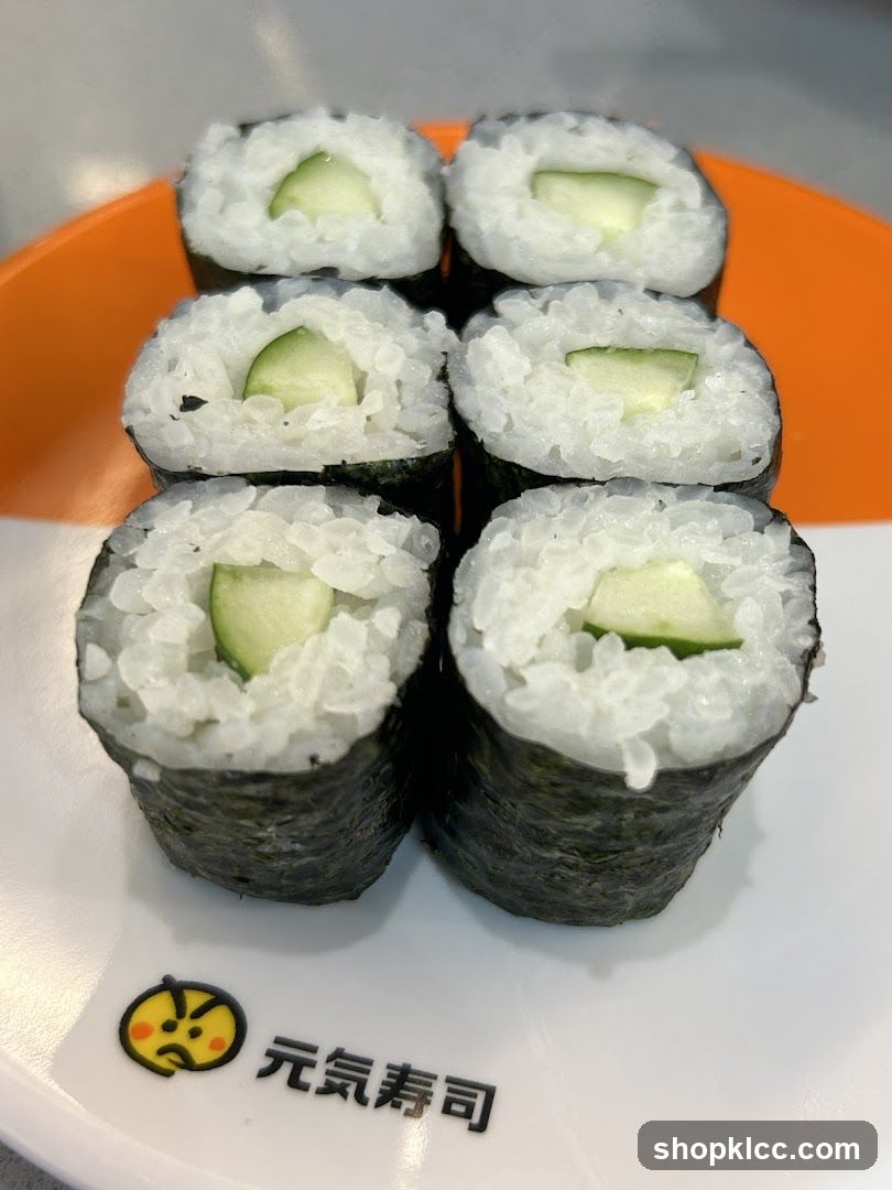 Cucumber Sushi Rolls