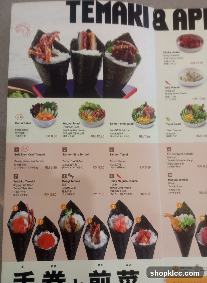TEMAKI & APPETIZERS