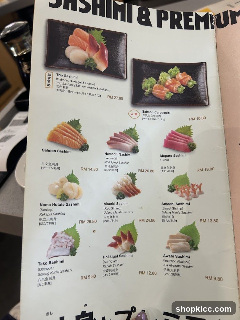 SASHIMI & PREMIUM