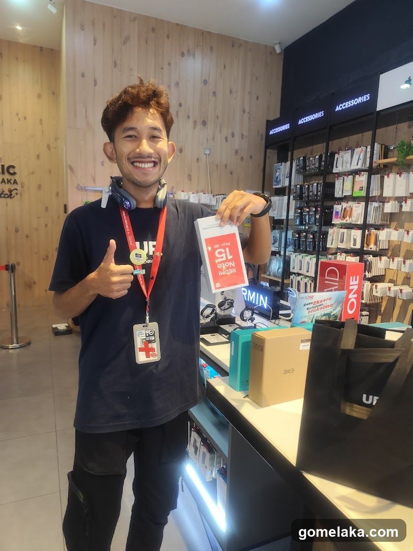Store Interior with Staff Member
