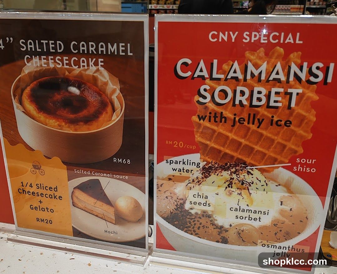 Dessert Menu
