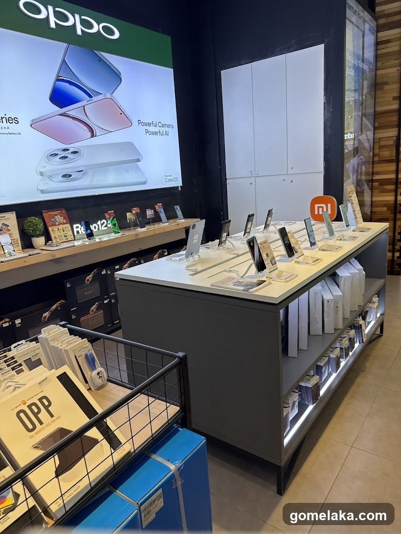 Mobile Phone Store Interior