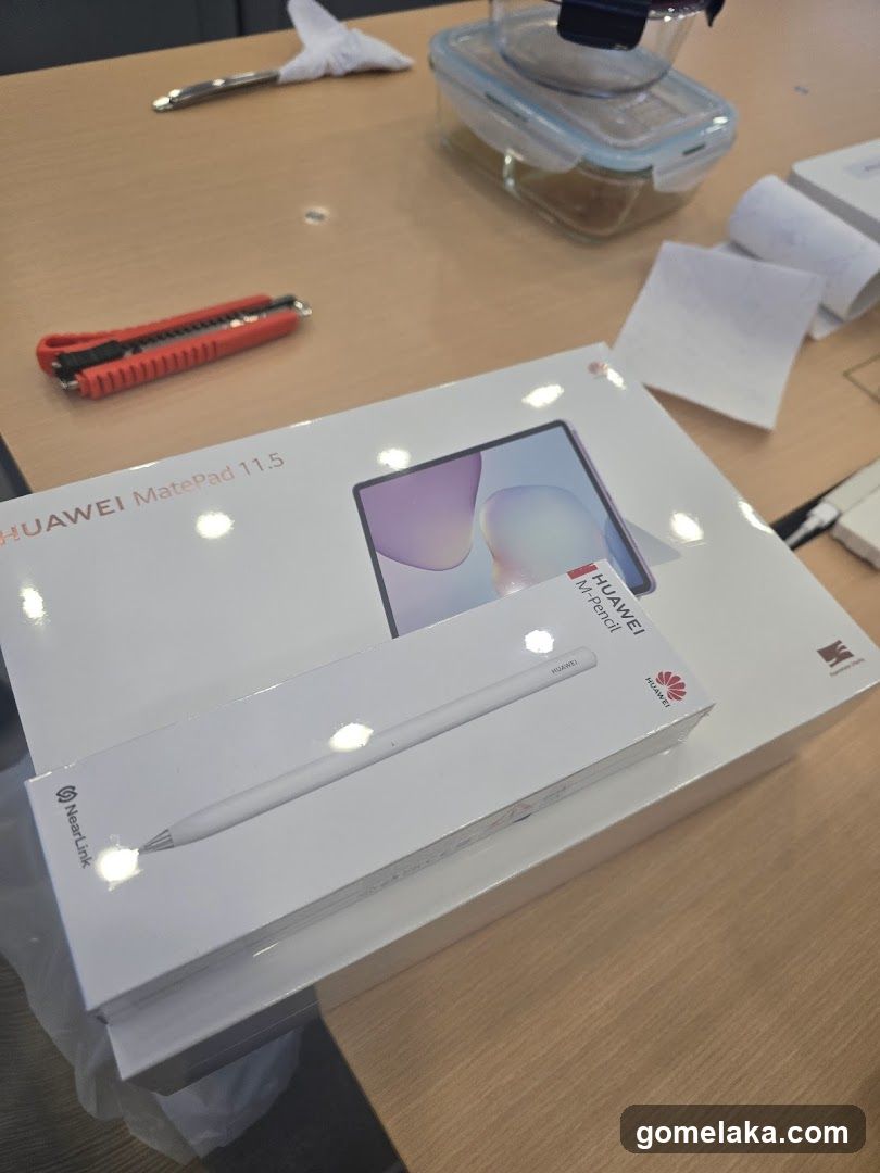 Huawei Product Box on Table