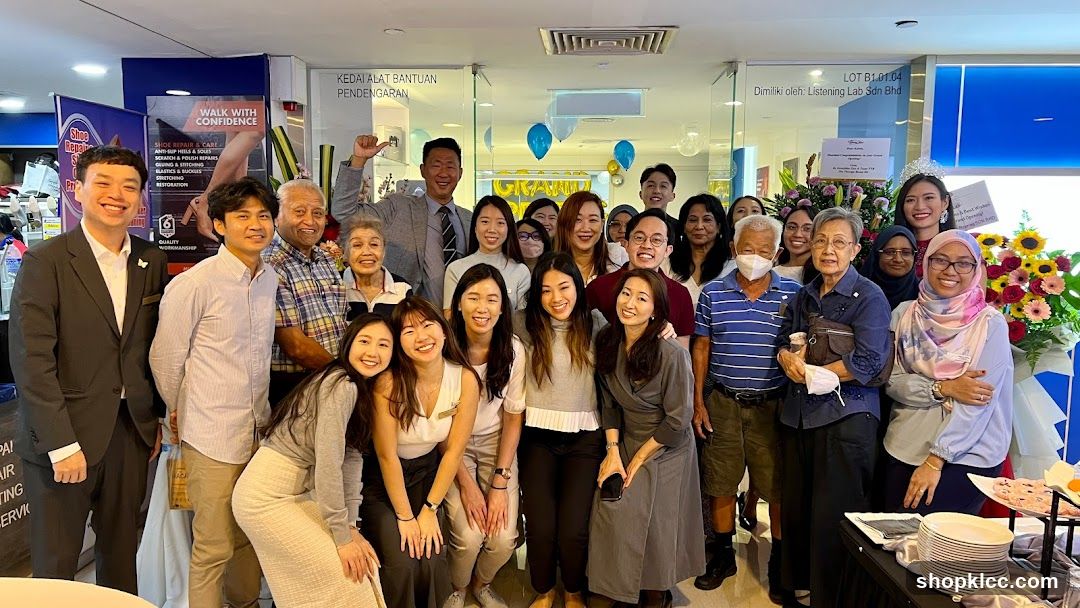 Group photo at event
