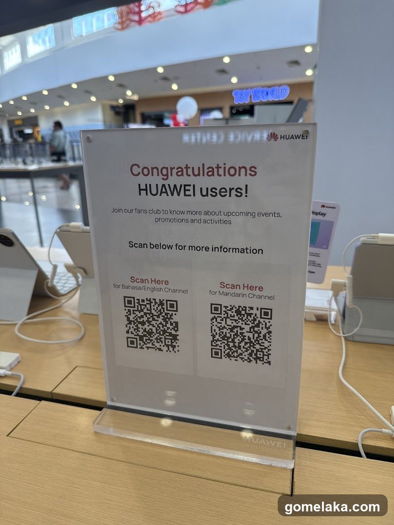 Huawei Store Signage