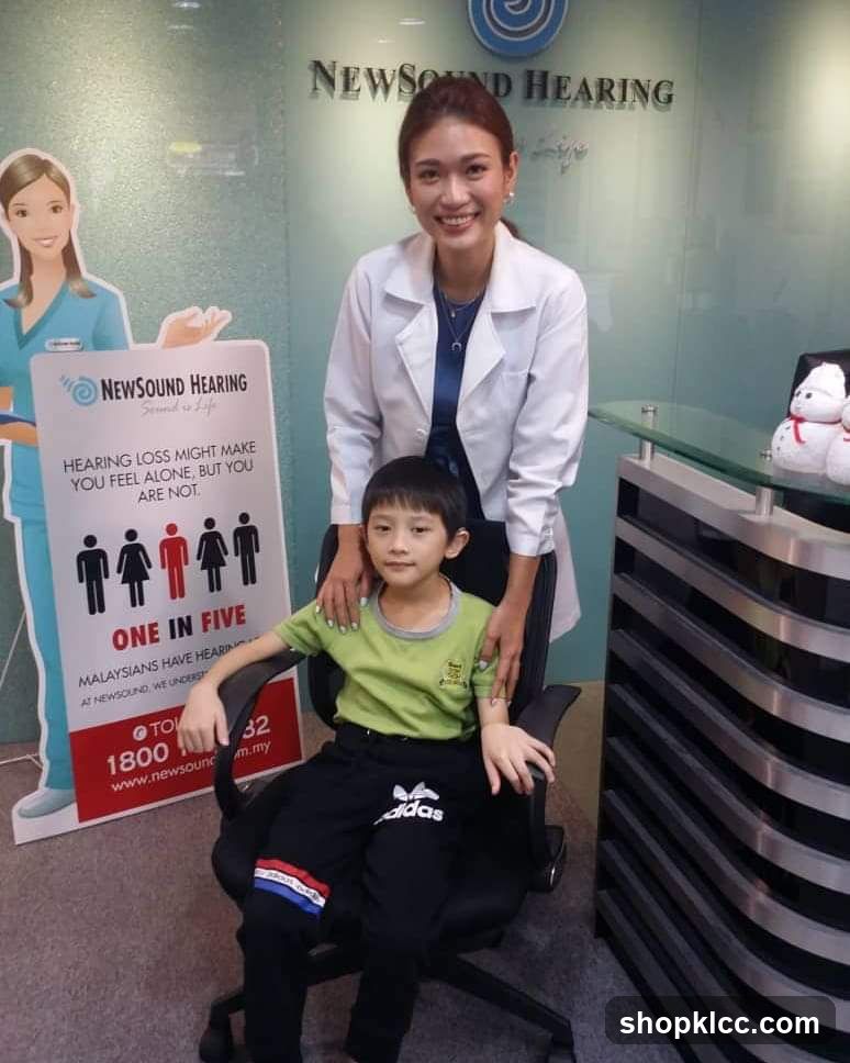 Hearing Clinic Interior with Staff and Patient