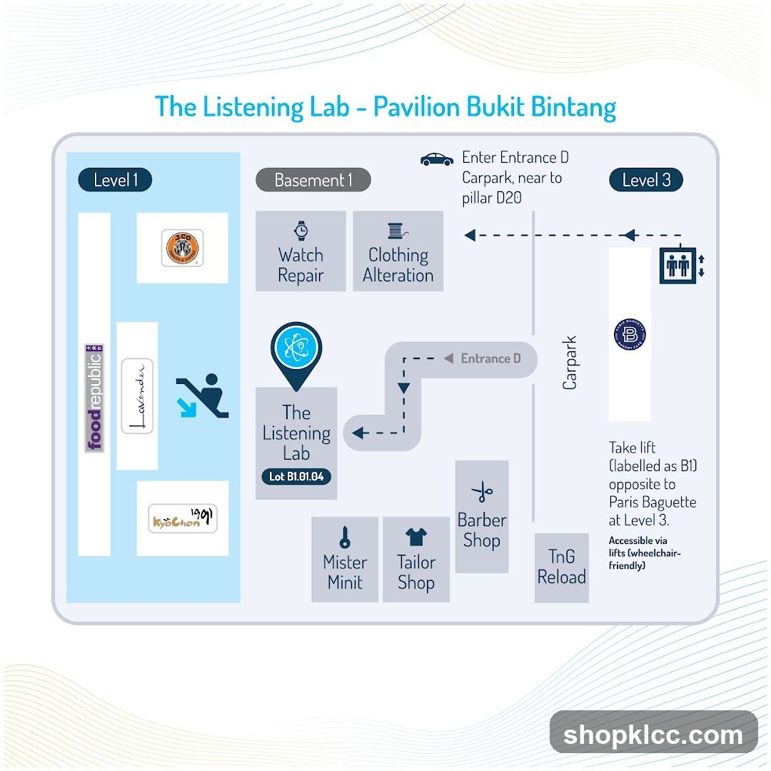 The Listening Lab - Pavilion Bukit Bintang