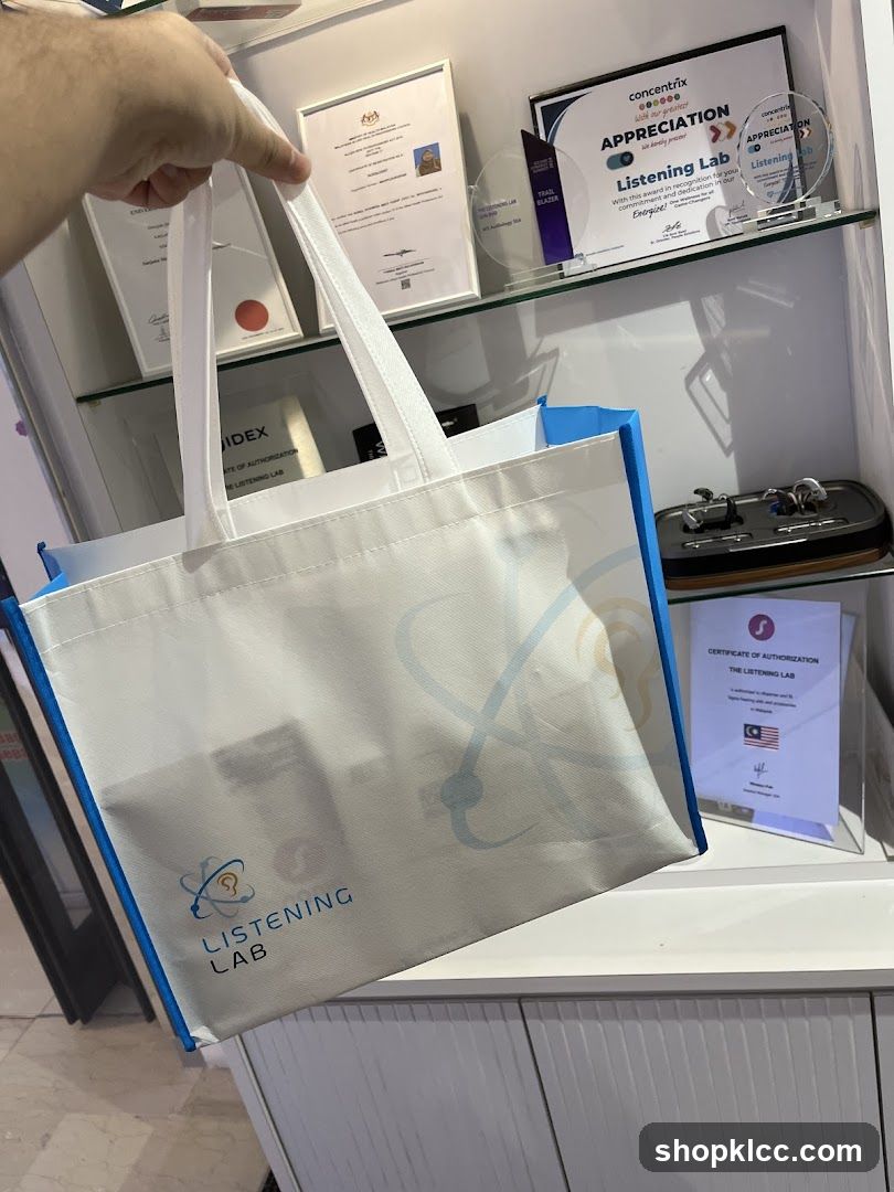 Listening Lab Gift Bag Display