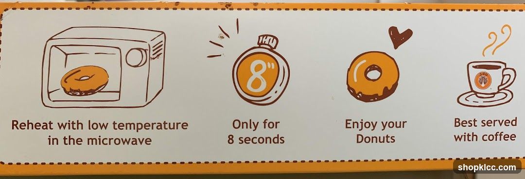 Donut Reheating Instructions