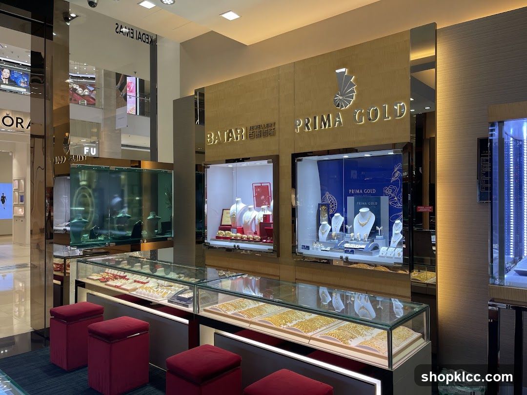 Prima Gold Jewelry Store Interior