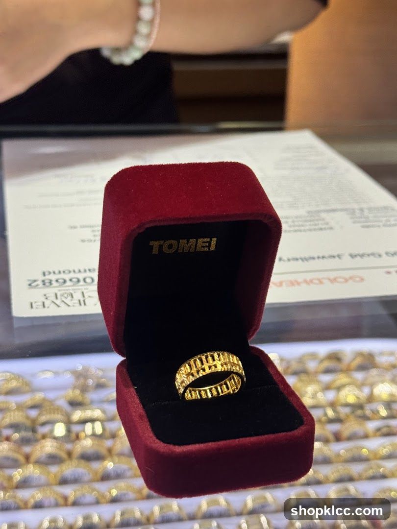 Gold Ring Display