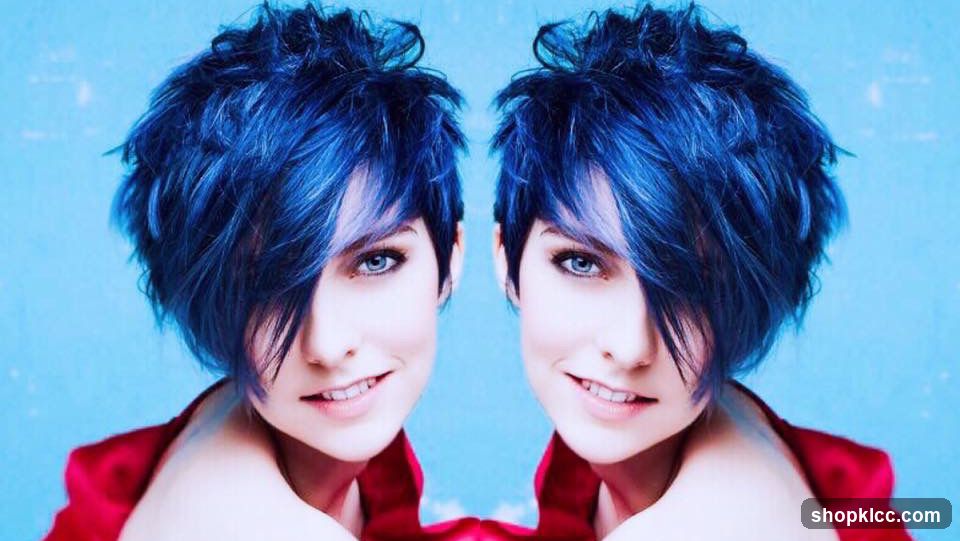 Blue Hair Portrait