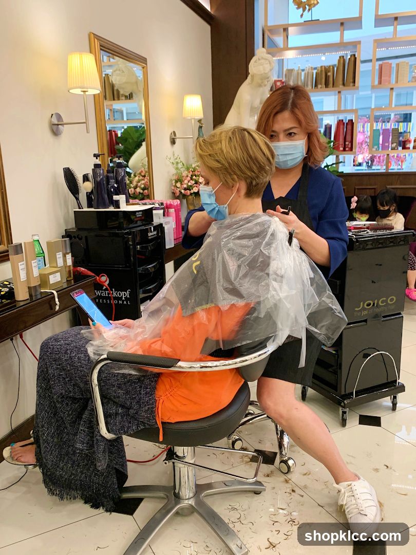 Hair Salon Interior Scene