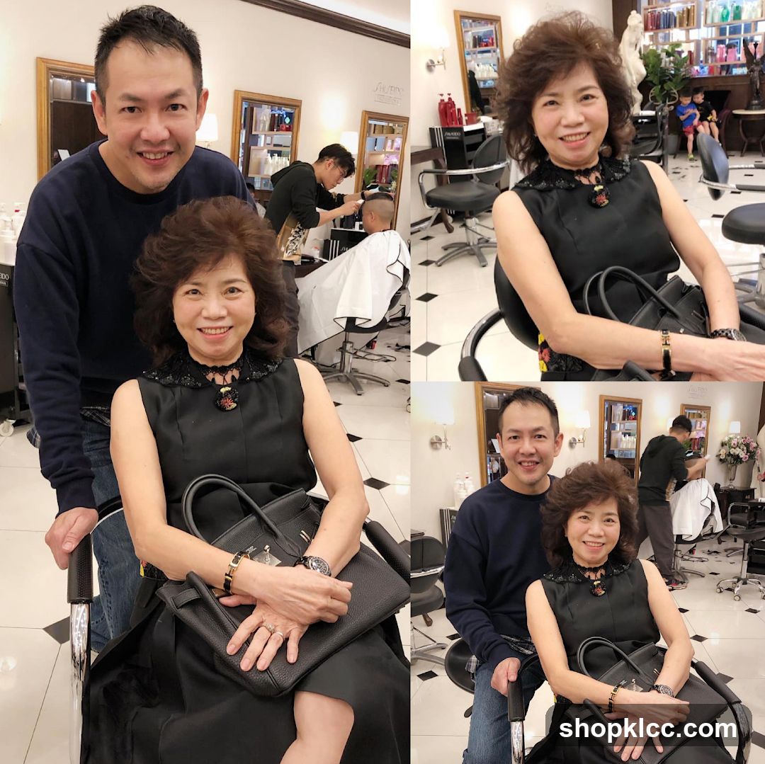 Barbershop Interior with Customers and Staff