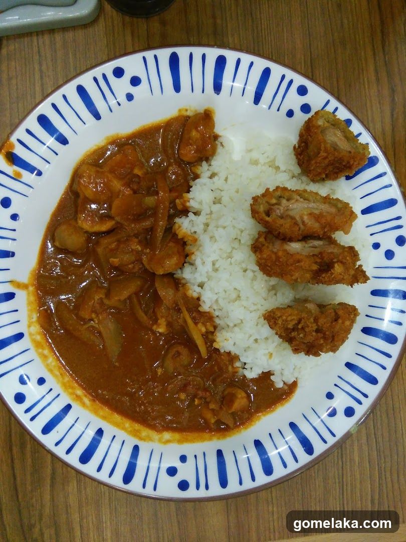Food Plate on Wooden Table