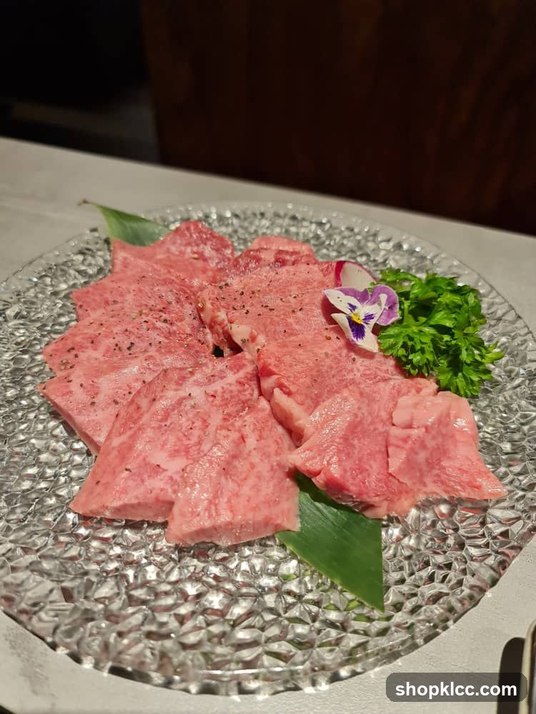 Raw Sliced Meat Platter