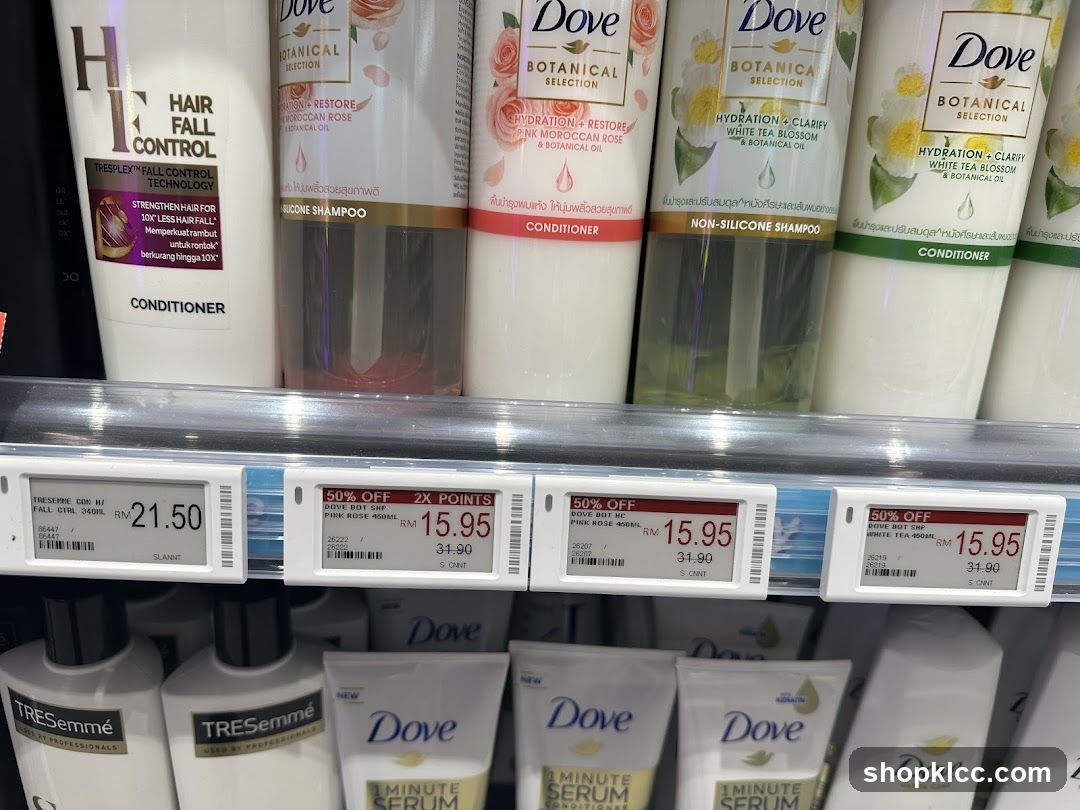 Shampoo and Conditioner Display