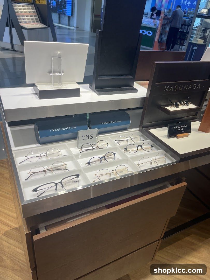Eyeglass Display Counter