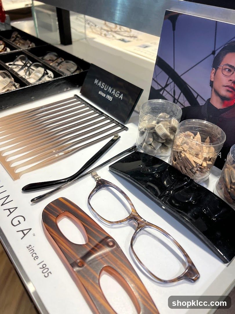 Masunaga Eyewear Display