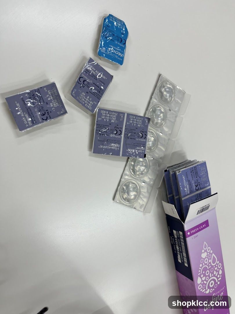 Contact Lens Packaging Display