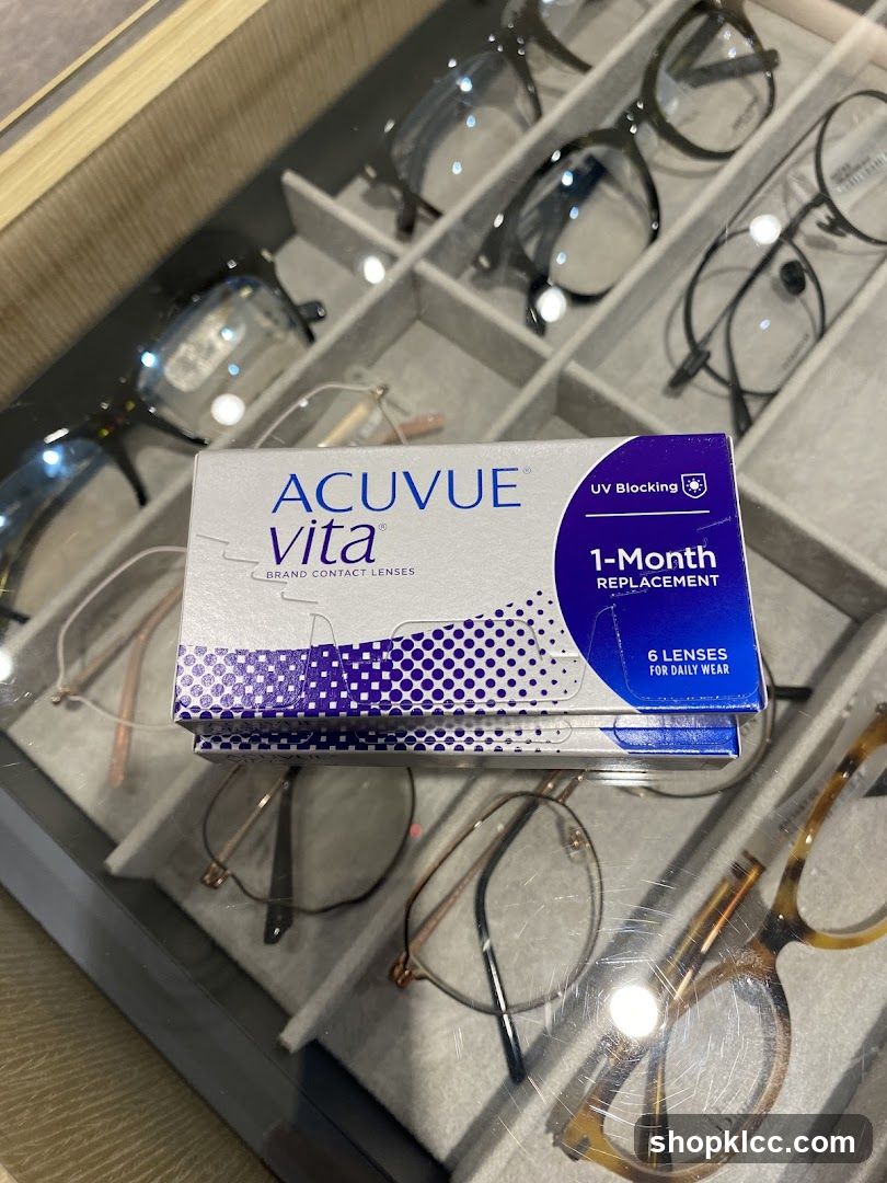 Acuvue Vita Contact Lens Box Display