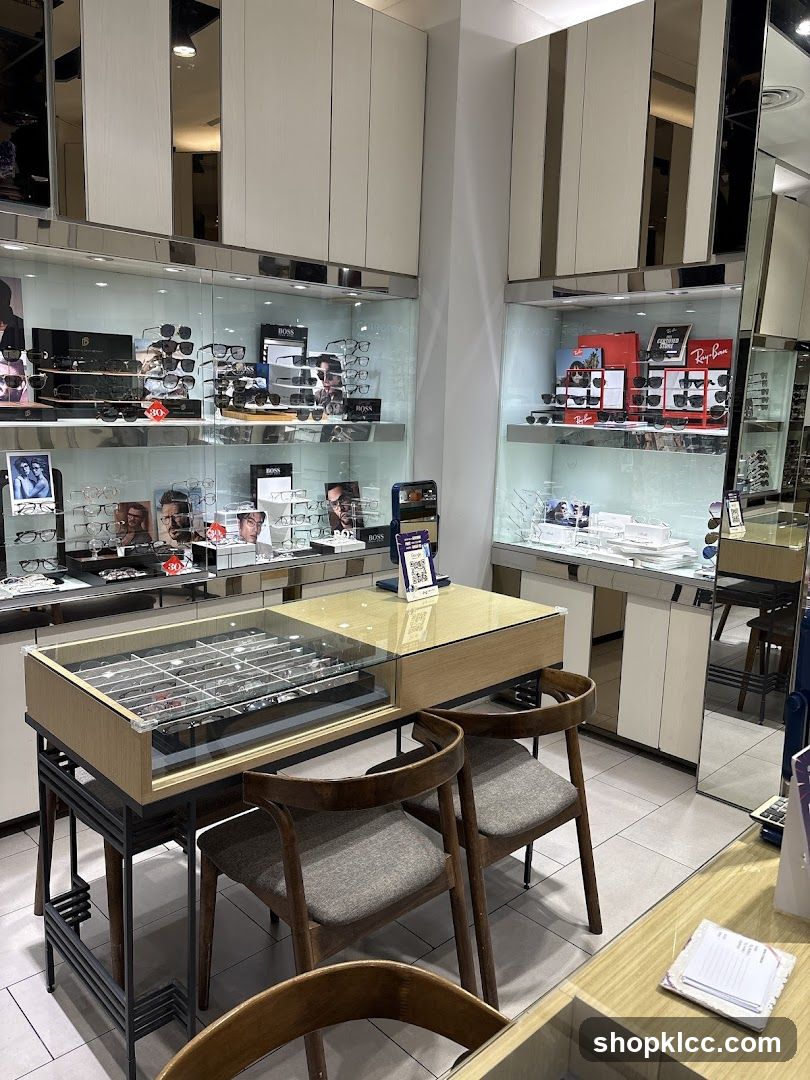 Optical Store Interior Display