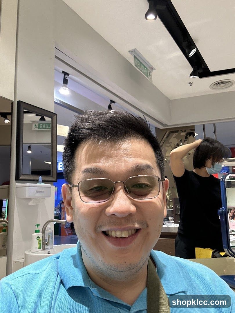 Selfie in a store interior