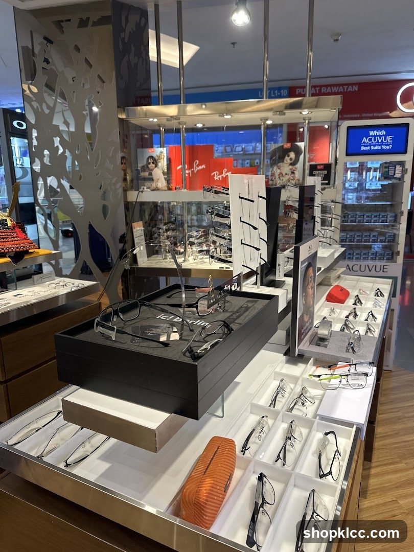 Optical Store Interior Display