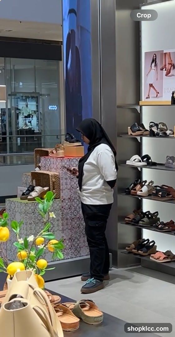 Shoe Store Interior Display
