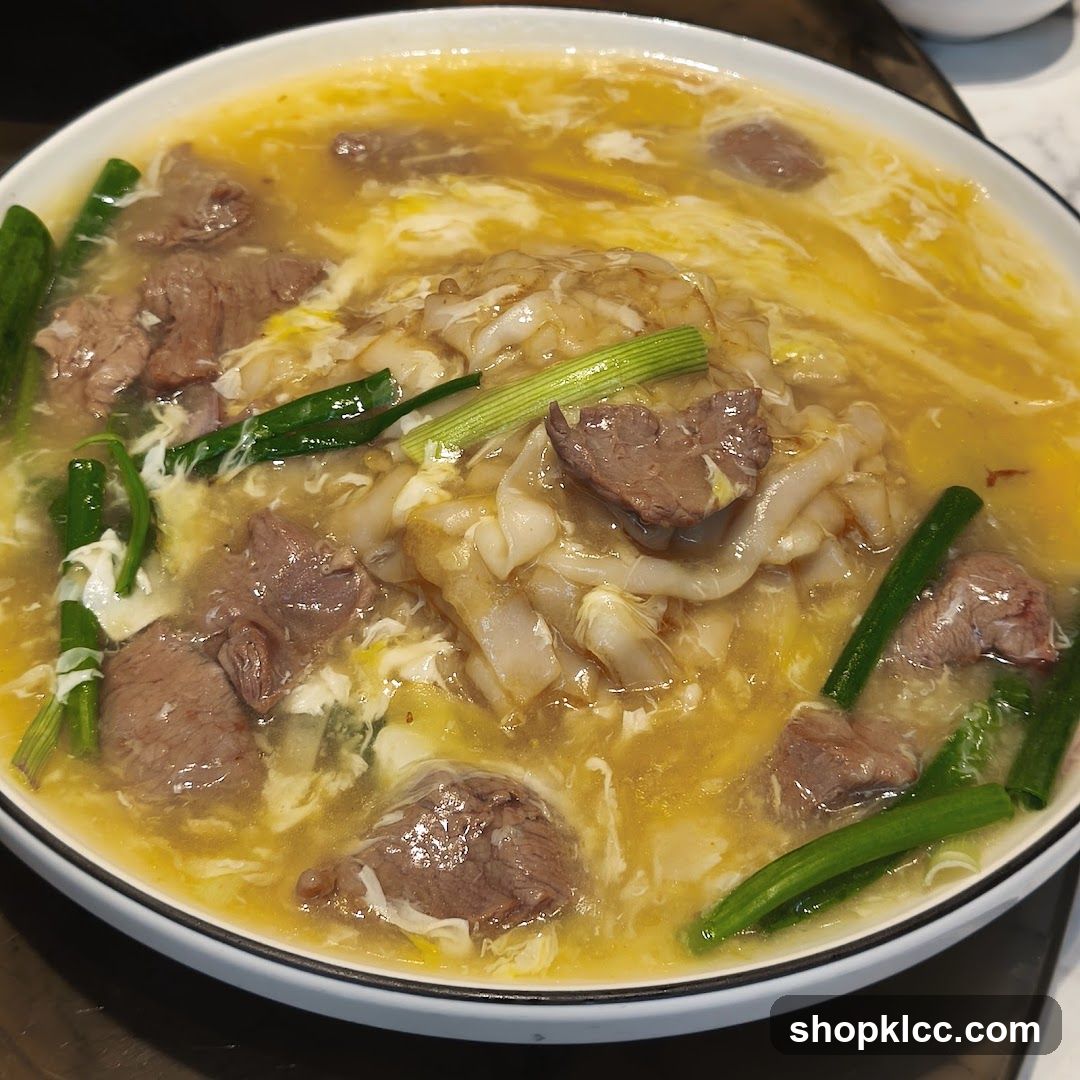 Beef noodle soup